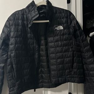 north face thermoball crop jacket